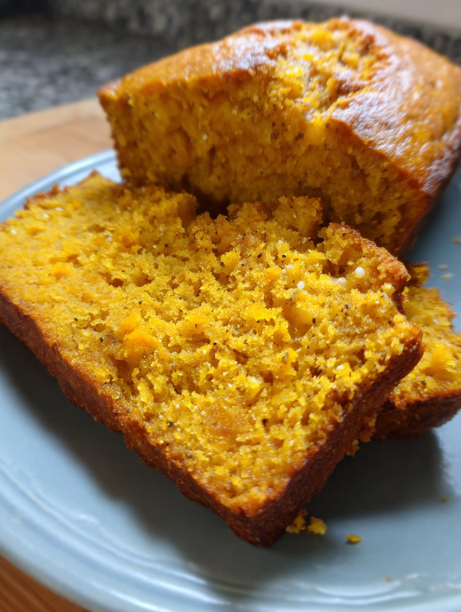 Cottage Cheese Pumpkin Bread - detail 1