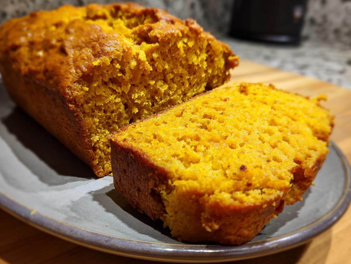 Cottage Cheese Pumpkin Bread