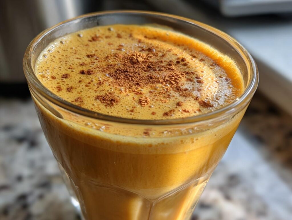 Cottage Cheese Pumpkin Spice Smoothie