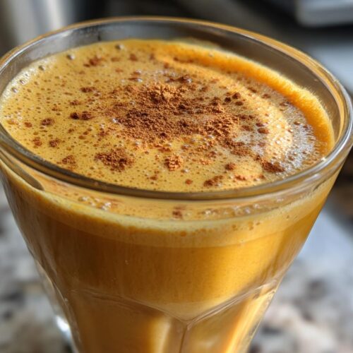 Cottage Cheese Pumpkin Spice Smoothie
