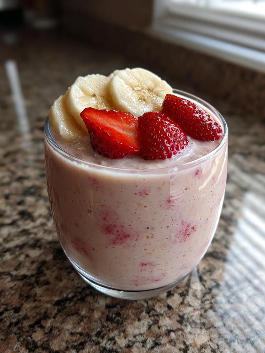 Cottage Cheese Strawberry Banana Smoothie - detail 1