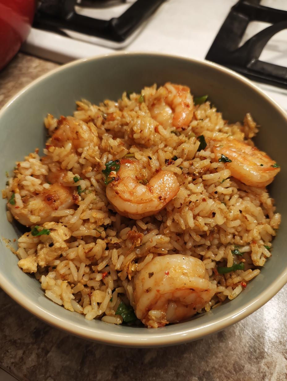 Flash-Fried Rice with Shrimp (15 min) - detail 1