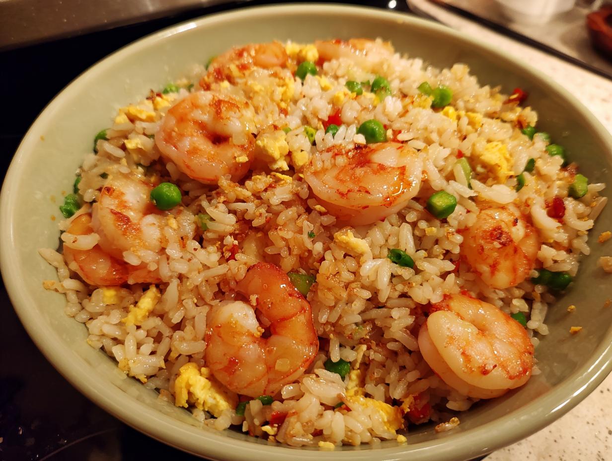 Flash-Fried Rice with Shrimp (15 min)