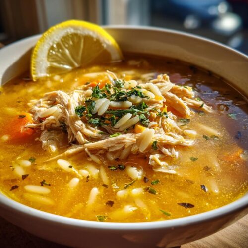 Greek Lemon Chicken Soup