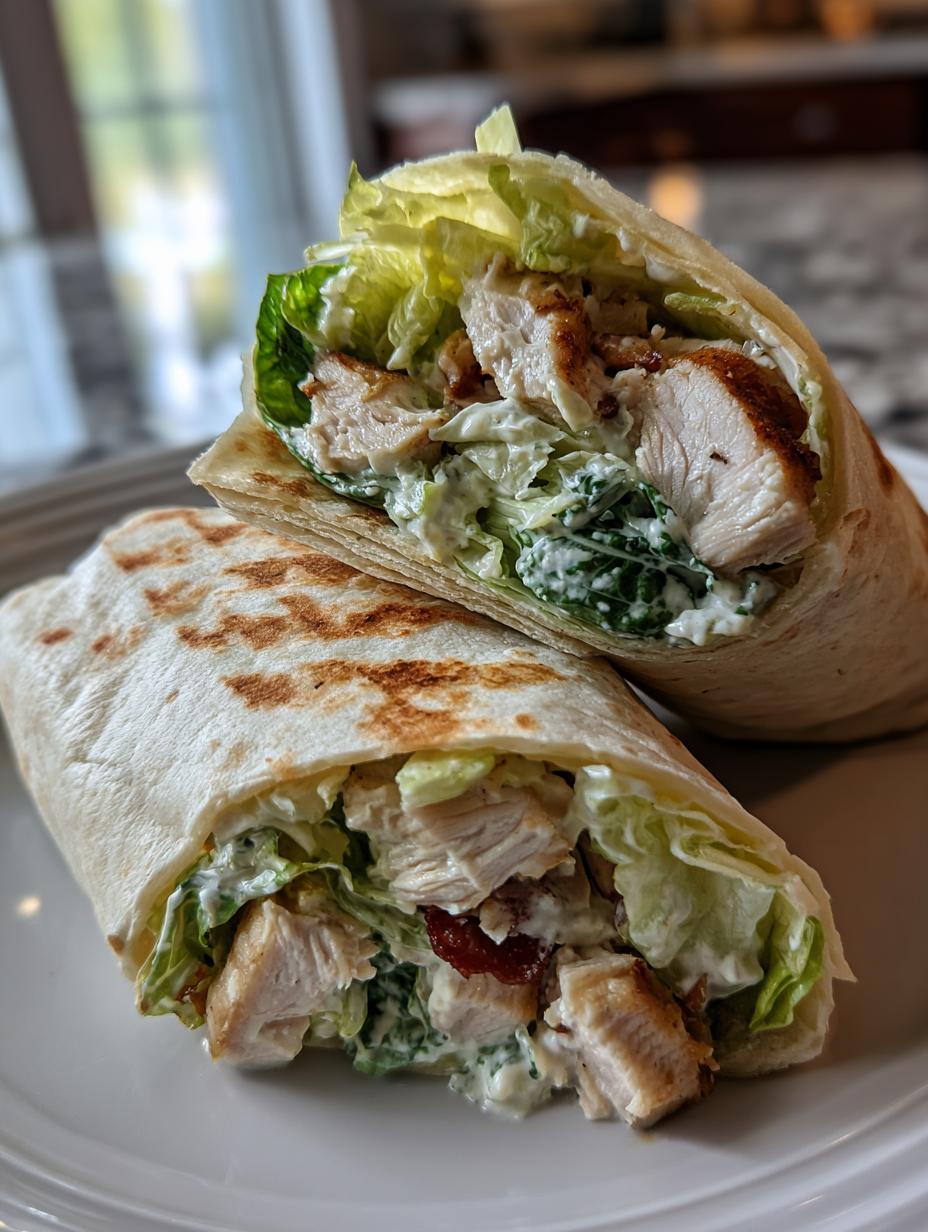 Grilled Chicken Caesar Wraps - detail 1