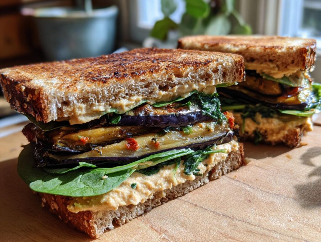 Grilled Eggplant Sandwiches