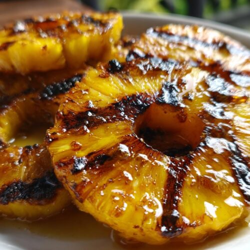 Grilled Pineapple with Honey