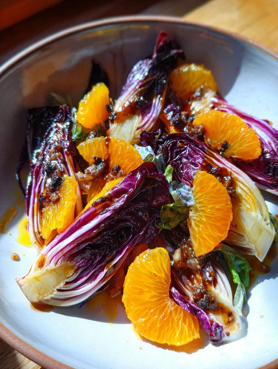 Grilled Radicchio and Orange Salad - detail 1