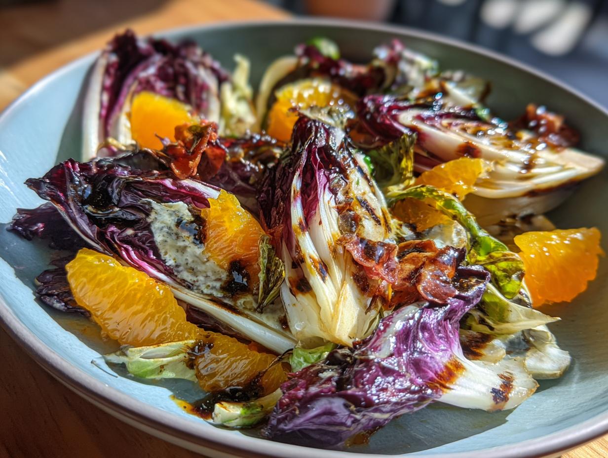 Grilled Radicchio and Orange Salad