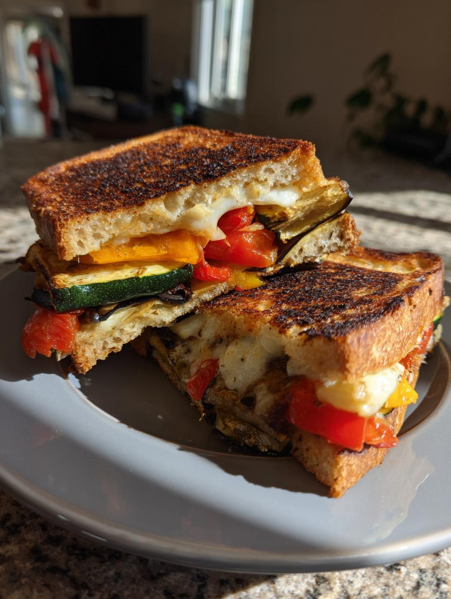 Grilled Vegetable Panini - detail 1