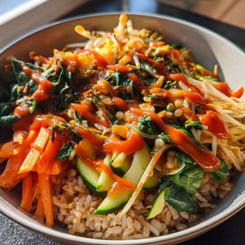 Healthy Korean Bibimbap