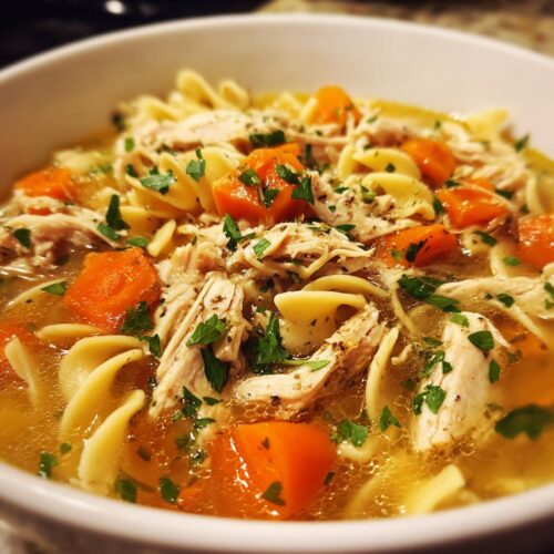 Instant Pot Chicken Noodle Soup (20 min)