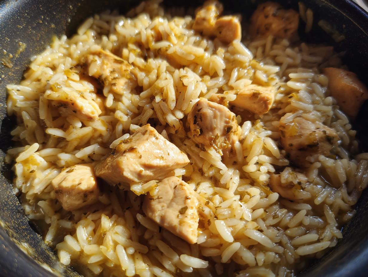Instant Pot Chicken and Rice (25 min)
