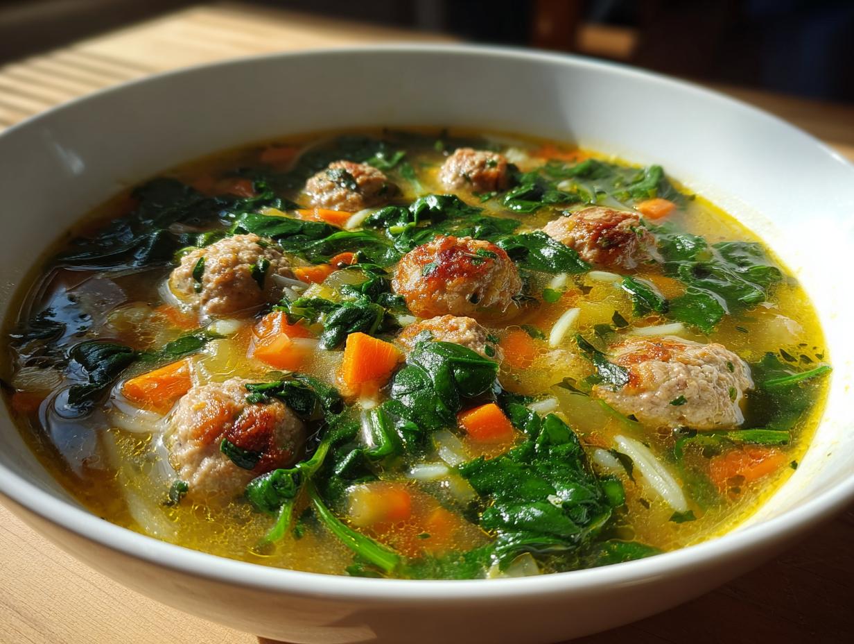 Italian Wedding Soup (Turkey Version)