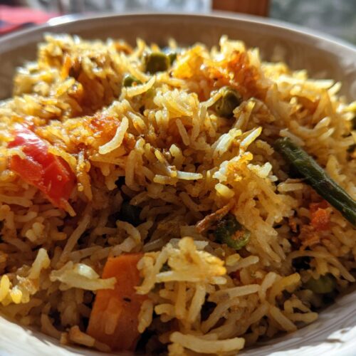 Lightened Indian Biryani