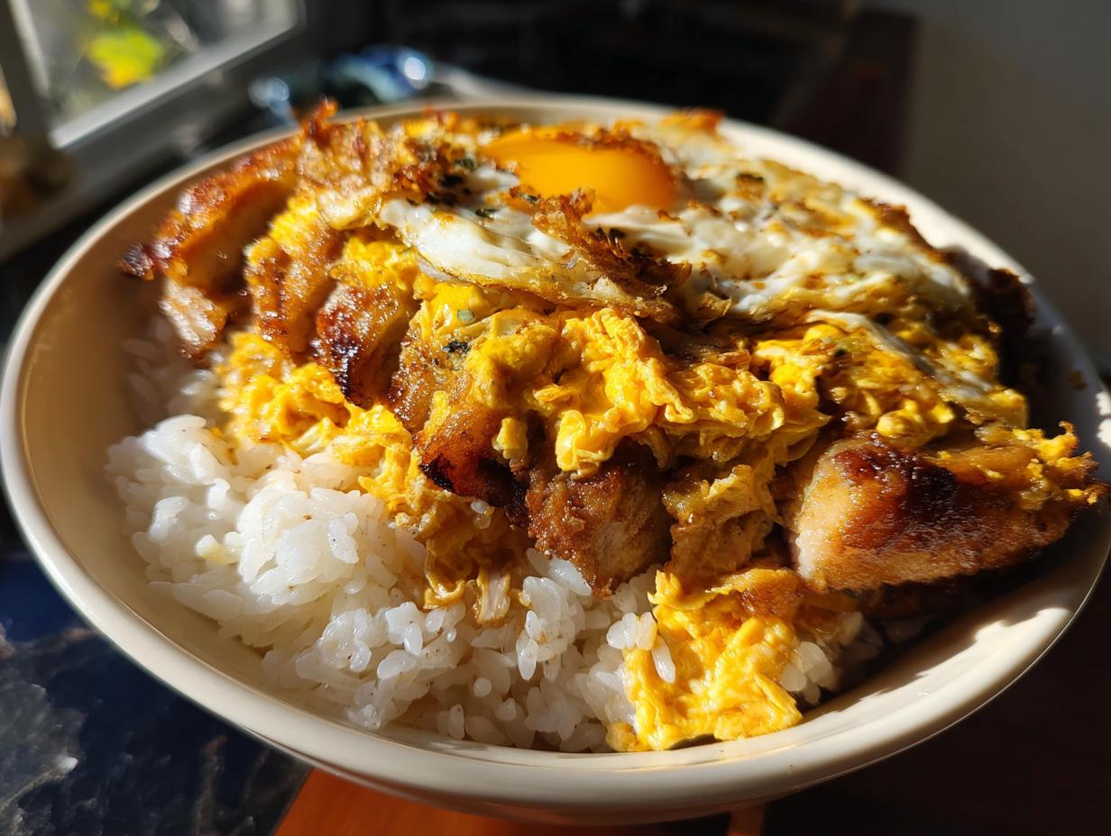Lightened Japanese Katsudon