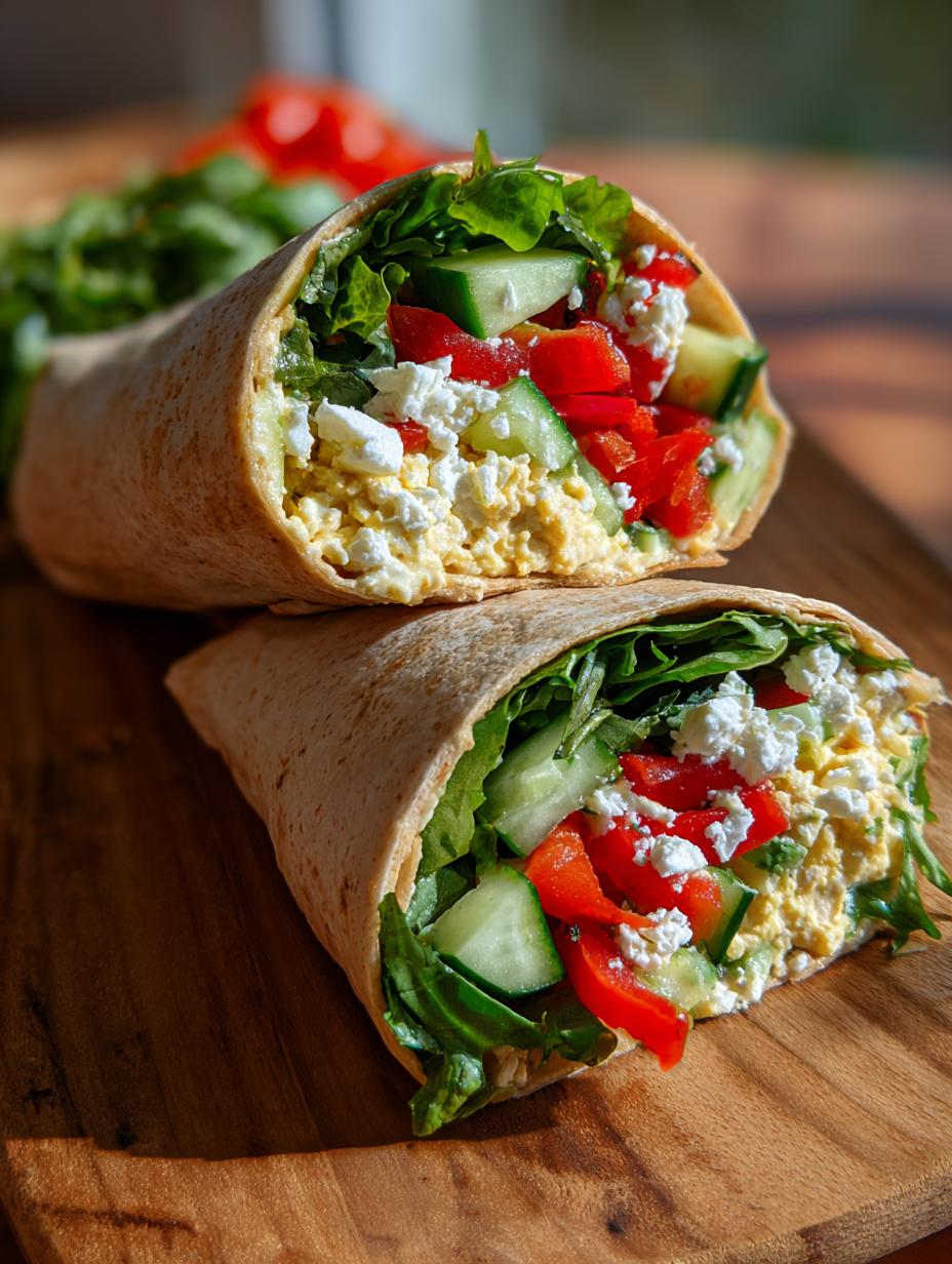 Mediterranean Veggie Wraps - detail 1