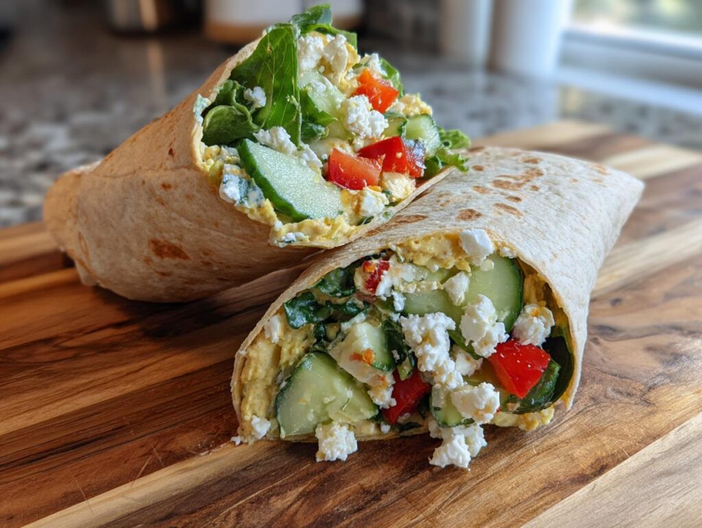 Mediterranean Veggie Wraps