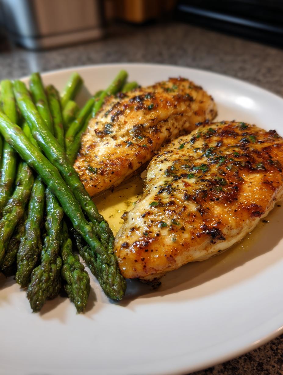 Pan-Seared Chicken and Asparagus (20 min) - detail 1