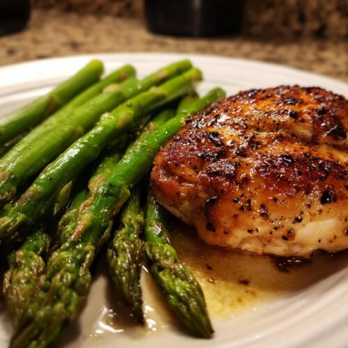 Pan-Seared Chicken and Asparagus (20 min)