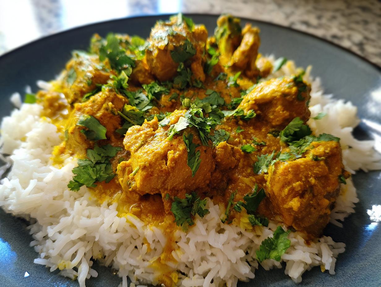 Pressure Cooker Chicken Curry (20 min)