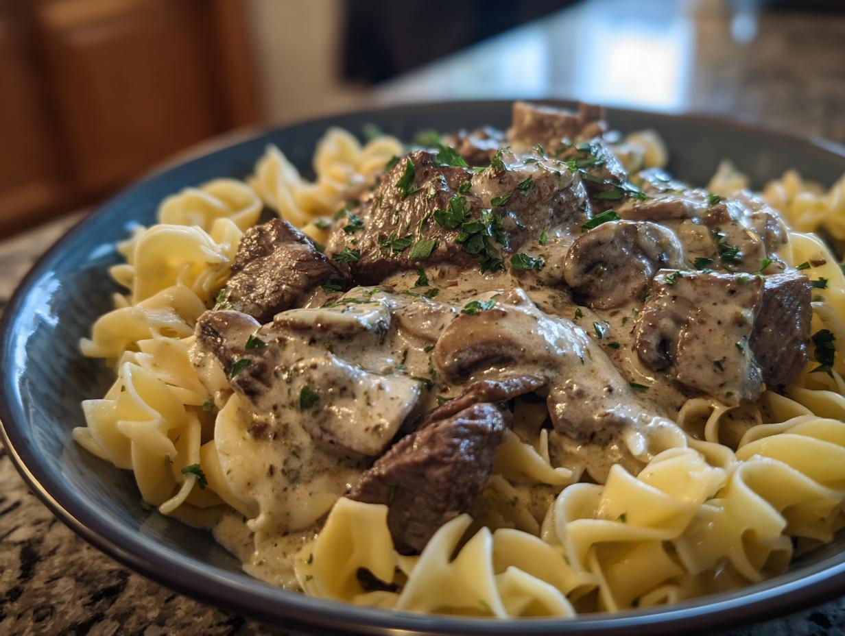 Quick Beef Stroganoff (30 min)