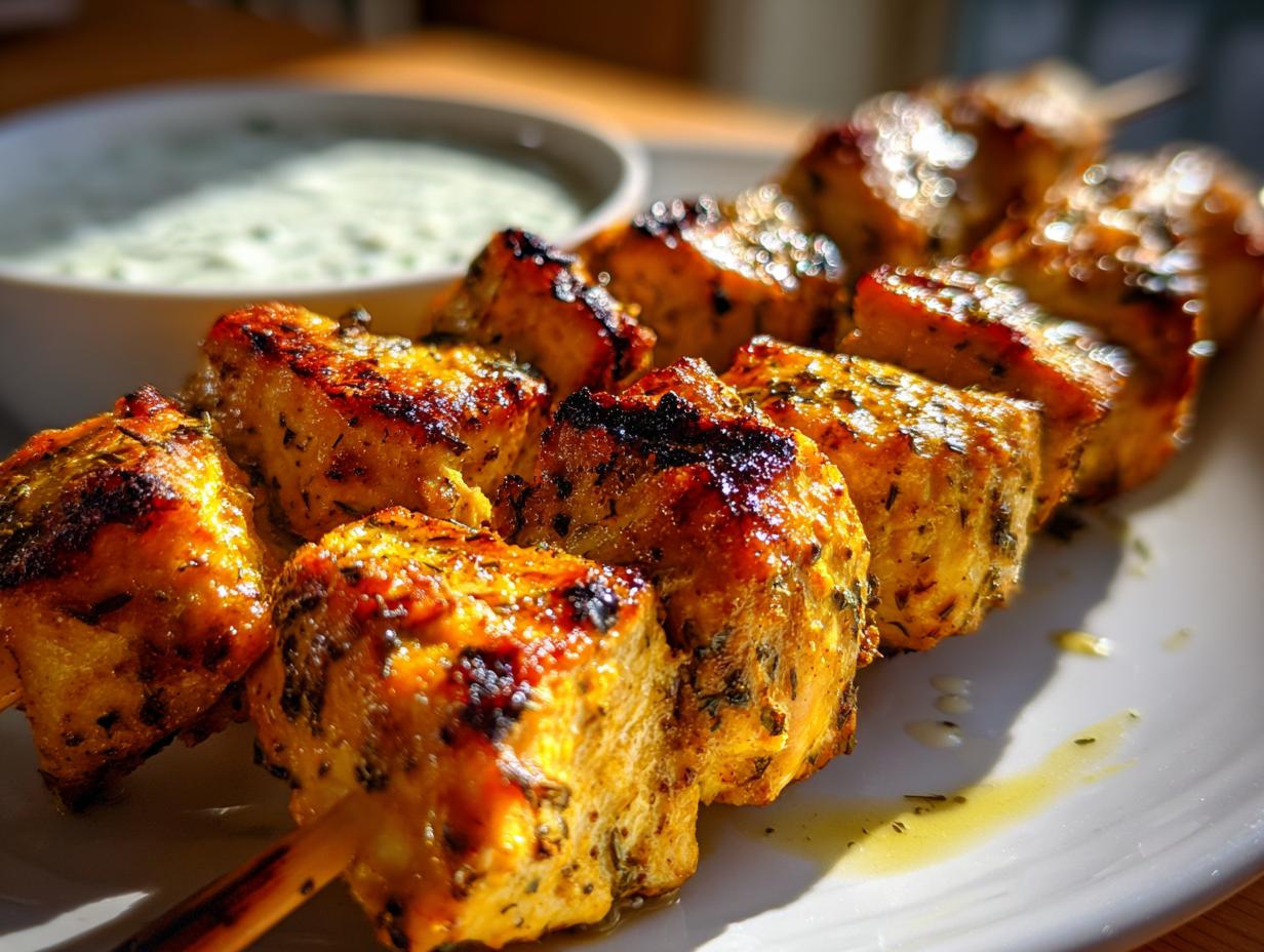 Quick Chicken Souvlaki (15 min)