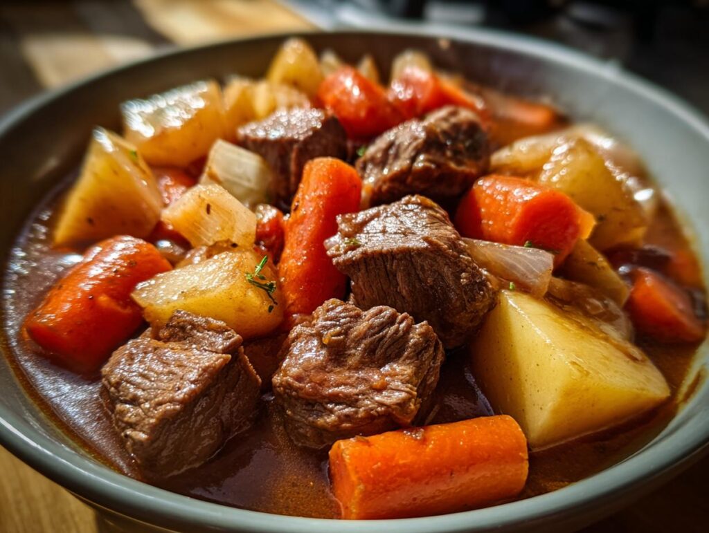 Quick Pot Lamb Stew (30 min)