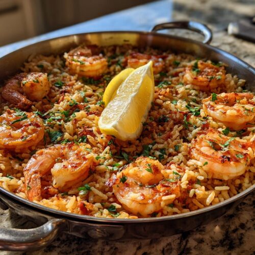 Quick Shrimp Paella (20 min)