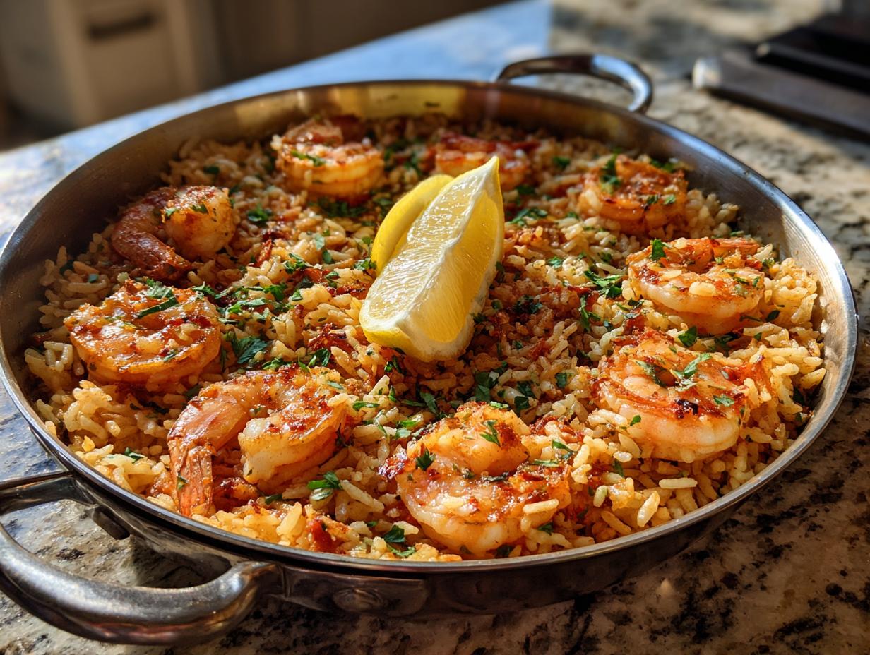 Quick Shrimp Paella (20 min)