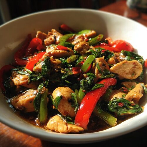 Quick Thai Basil Chicken (20 min)