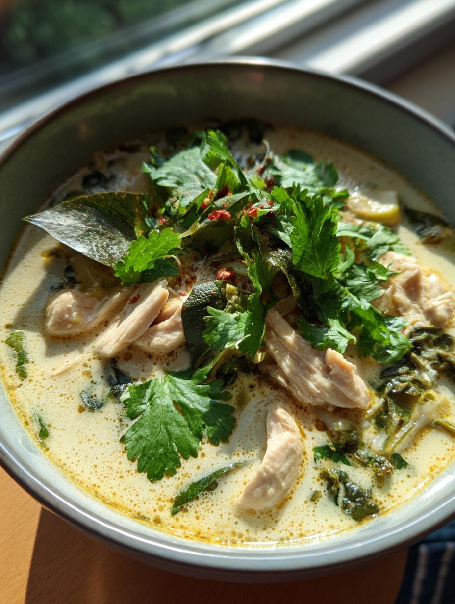 Quick Tom Kha Gai (15 min) - detail 1