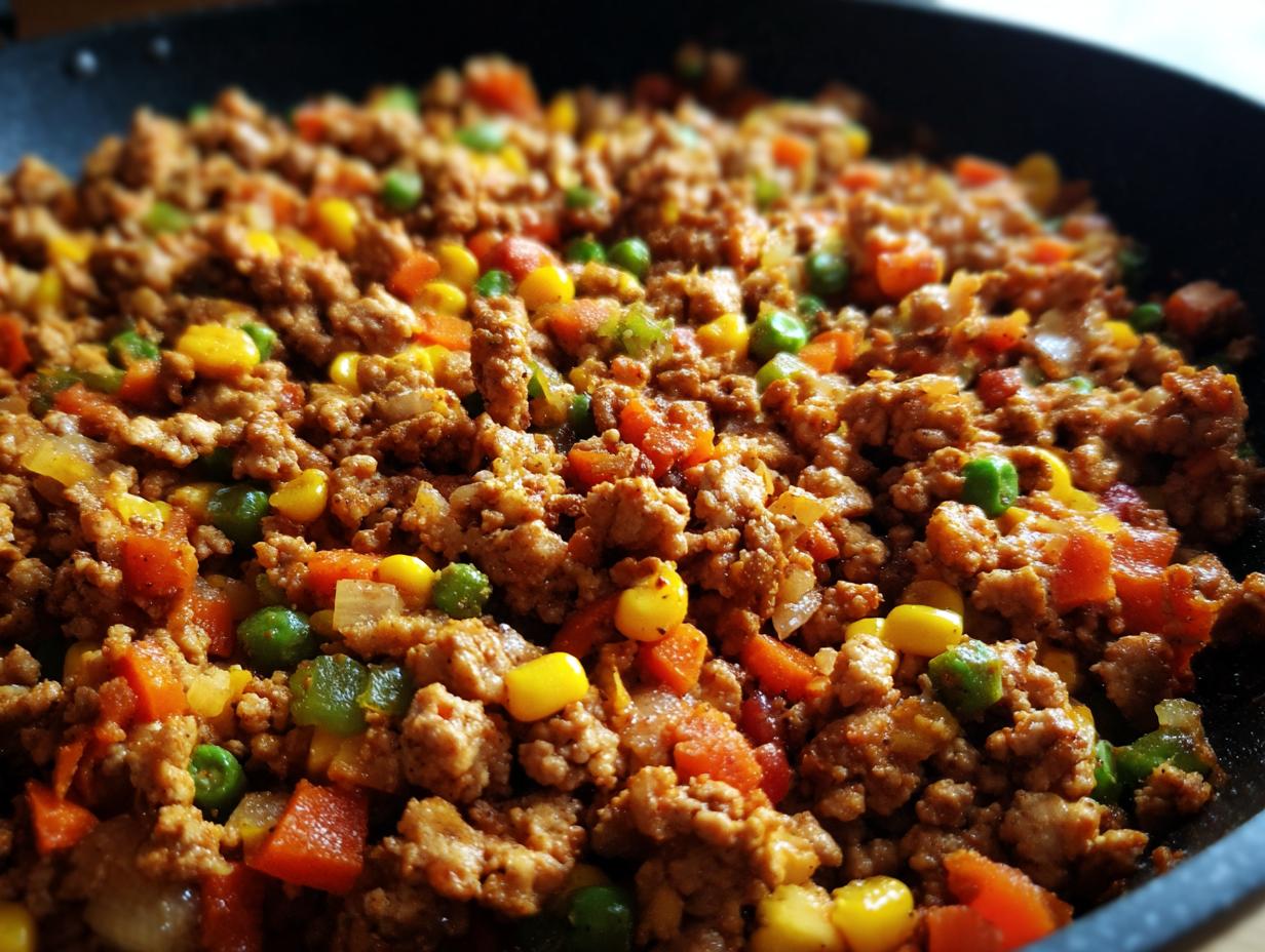 Skillet Turkey and Vegetables (20 min)
