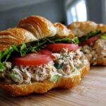 Tuna Salad Croissant Sandwiches