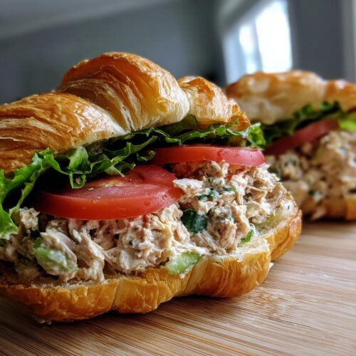Tuna Salad Croissant Sandwiches