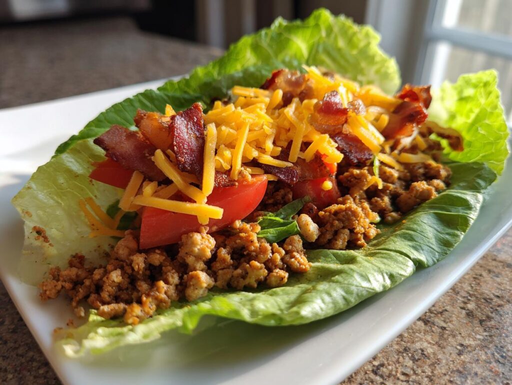 Turkey Club Lettuce Wraps