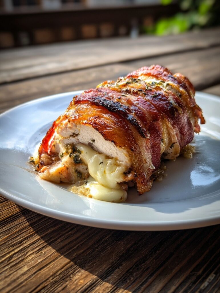 Turkey-Wrapped Chicken Cordon Bleu