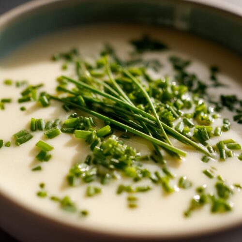 Vichyssoise (Cold Leek Soup)