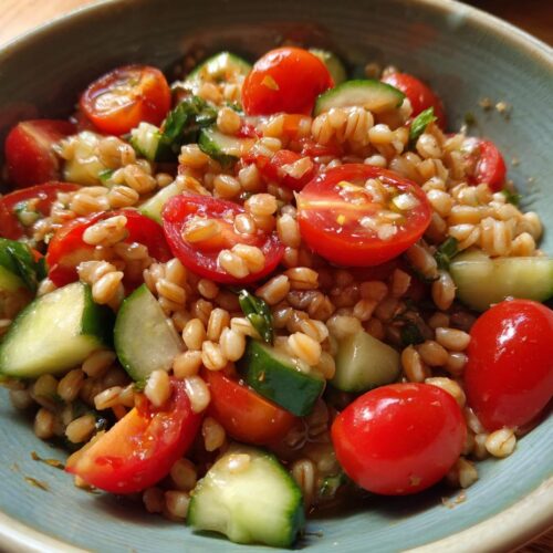 Wheat Berry Summer Salad