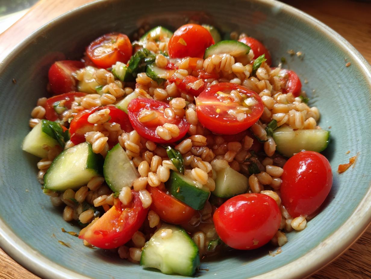 Wheat Berry Summer Salad