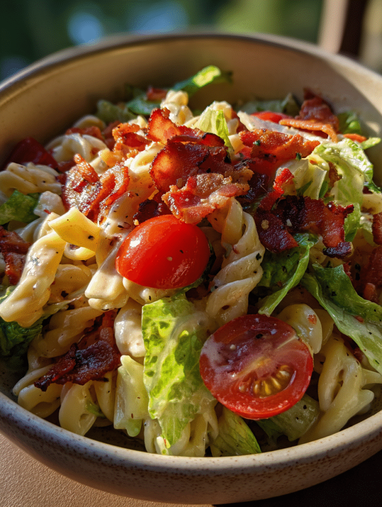 BLT Pasta Salad – Summer Cookout Favorite!