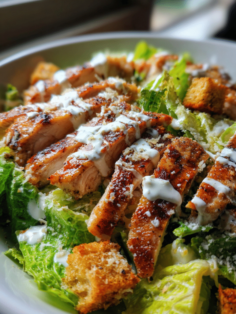 Grilled Chicken Caesar Salad – Hearty Summer Meal!