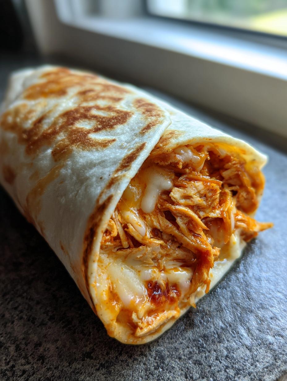 Buffalo Chicken Burritos with Cheese - detail 1