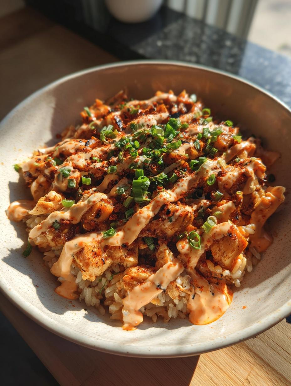 Chicken Bowl with Bang Bang Sauce - detail 1