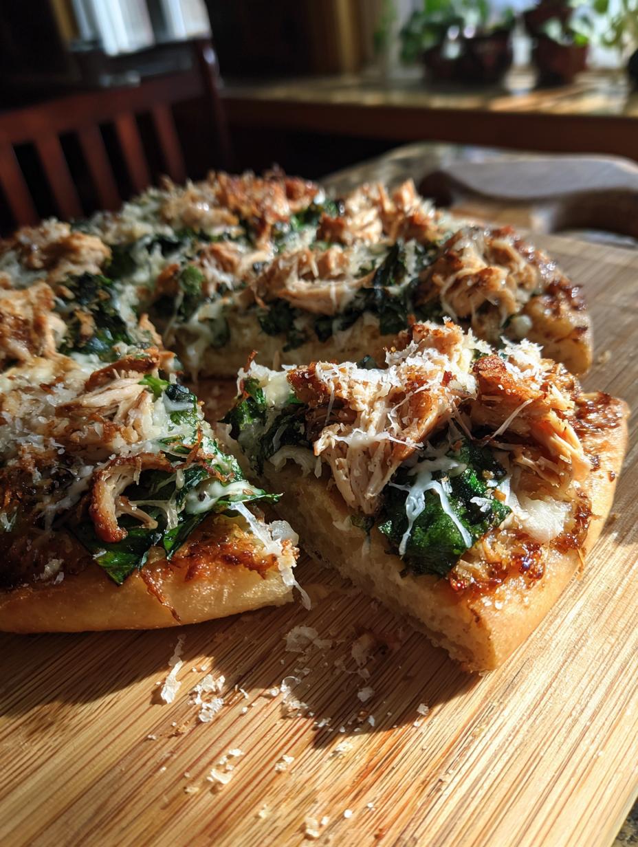 Chicken Caesar Salad Pizza Recipe - detail 1