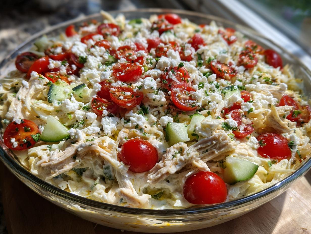 Chicken Tzatziki Casserole
