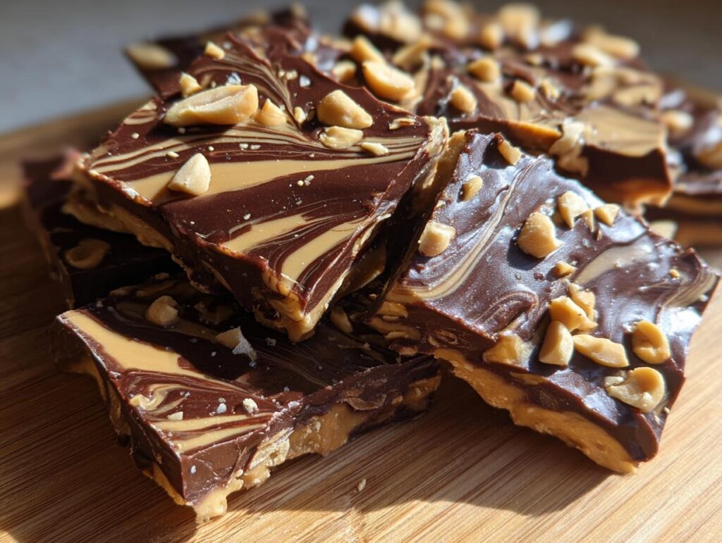 Chocolate Peanut Butter Bark