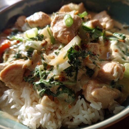Coconut Chicken Rice Bowl Recipe
