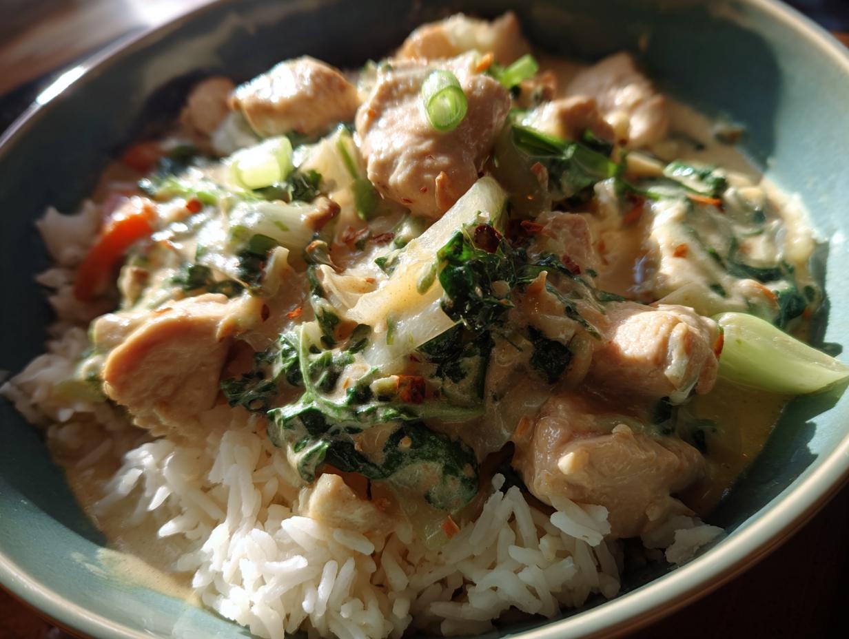 Coconut Chicken Rice Bowl Recipe