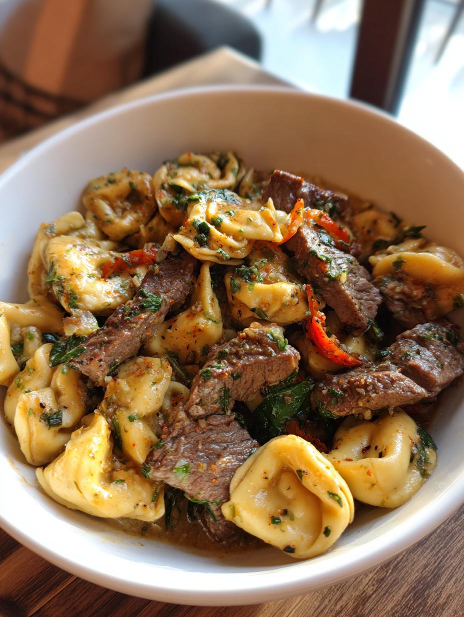 Cracked Garlic Steak Tortellini - detail 1